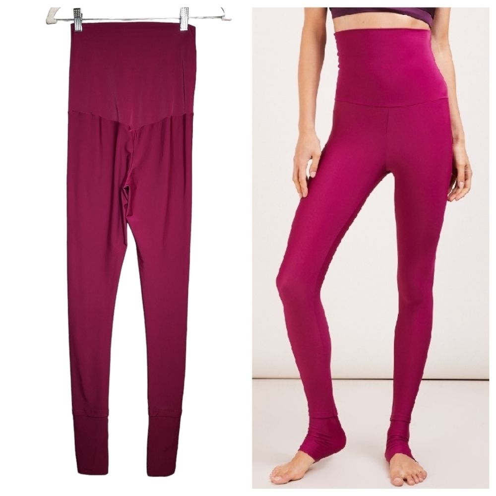 MAHR Twegging Leggings Joe Matt Magenta Berry Pink Women's Size Small